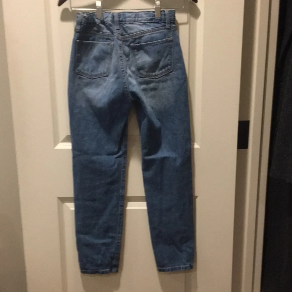 Old Navy girl embroidered floral Boyfriend Skinny Jean size 14R adjustable waist